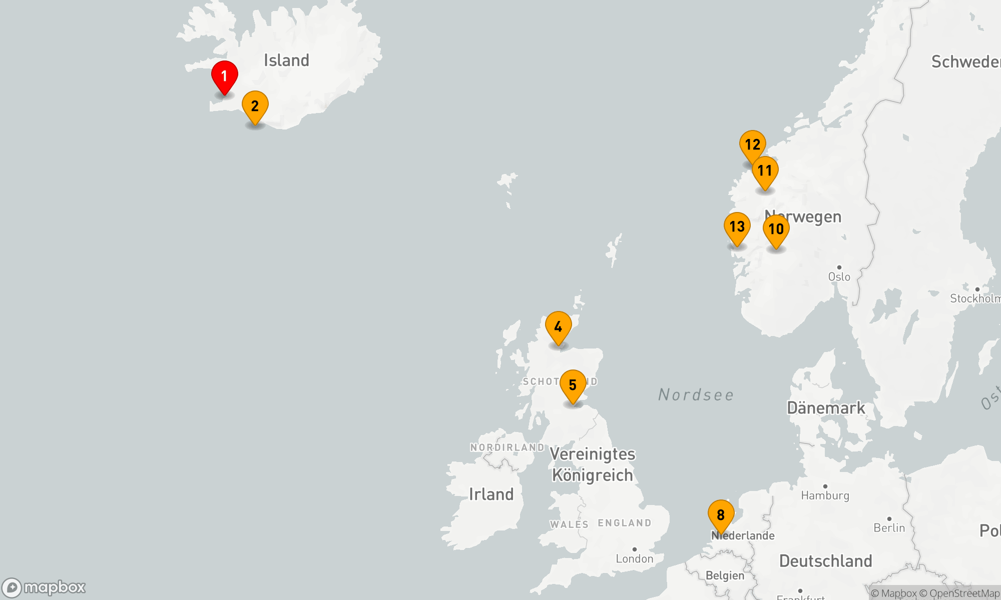 Route 14 Nächte - KELTISCHE URSPRÜNGE & NORWEGISCHE FJORDE MIT HISTORY CHANNEL