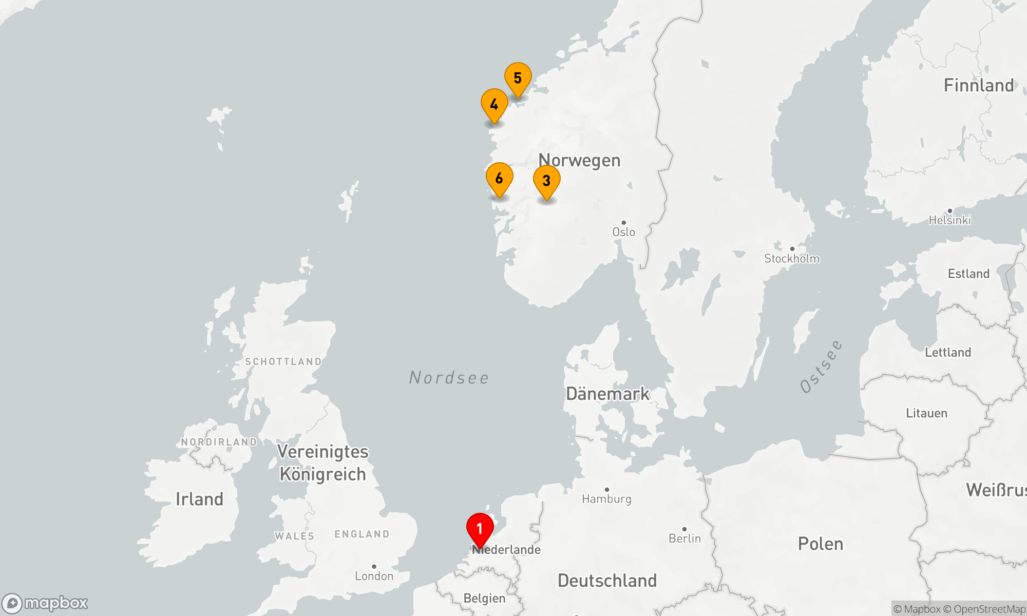 Route 7 Nächte - NORWEGISCHE FJORDE & HARDANGERFJORD MIT HISTORY CHANNEL