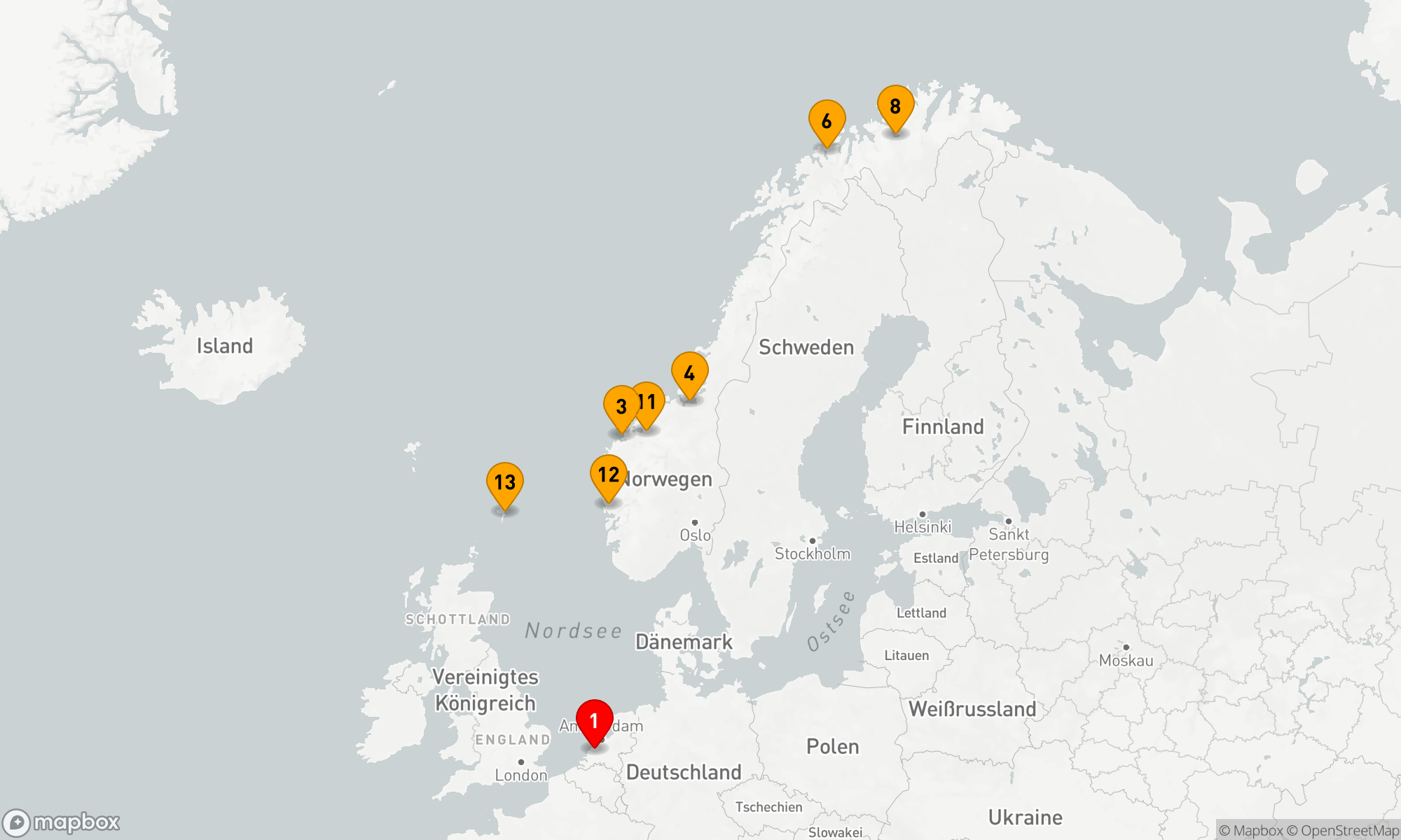 Route 14 Nächte - POLARKREIS & NORDLICHT MIT HISTORY CHANNEL