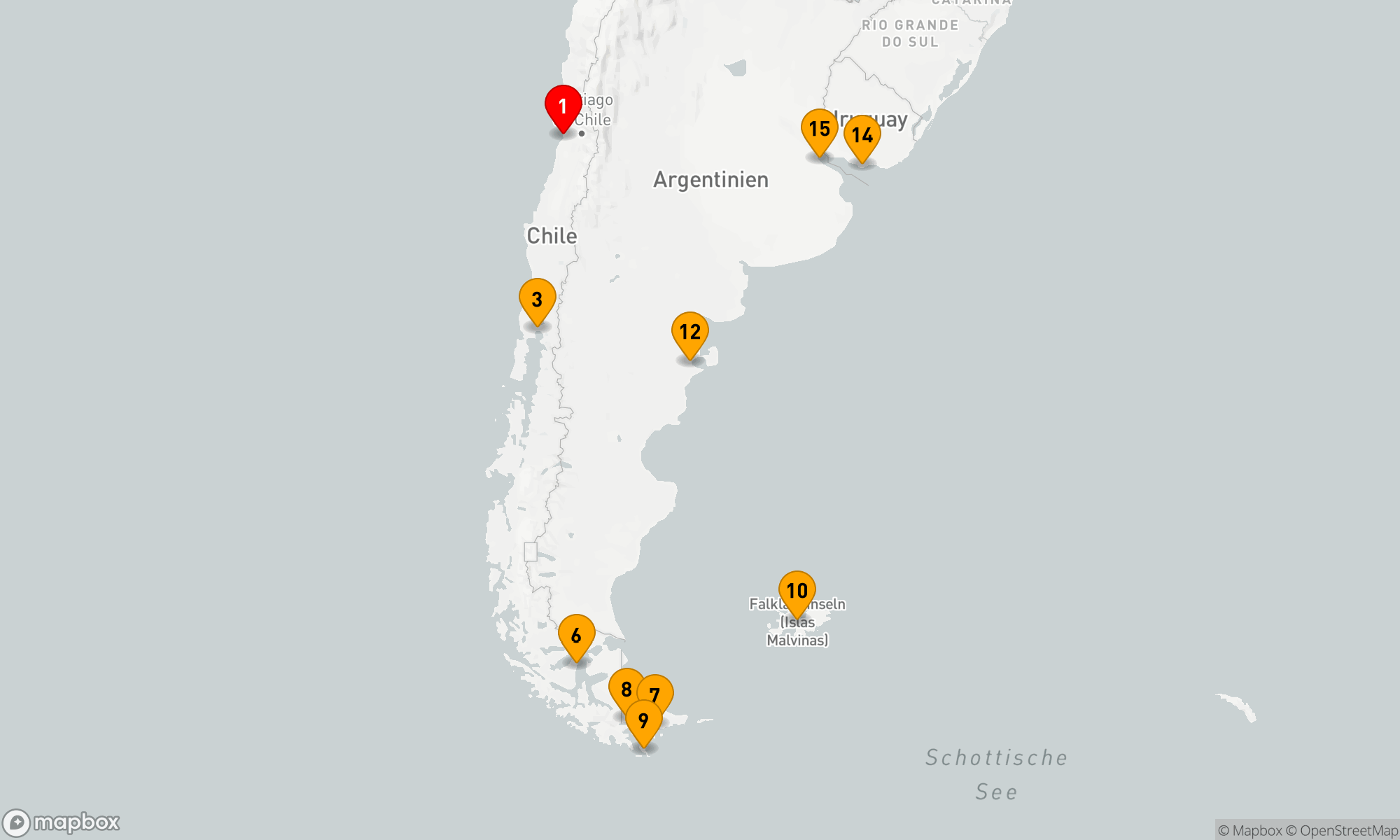 Route 15 Nächte - Kap Hoorn & Gletscher von Patagonien