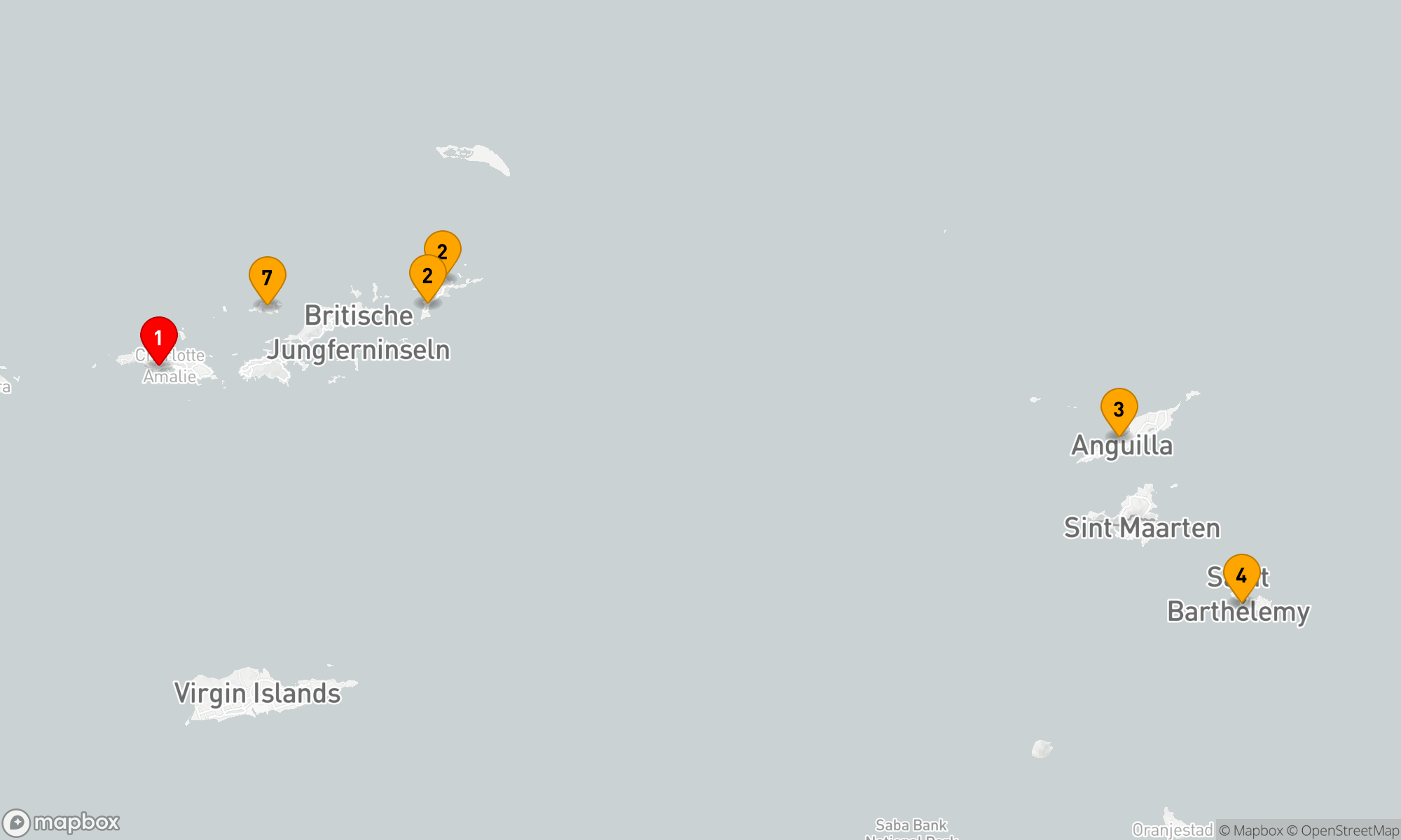 Route 7 Nächte - Karibische Inselträume: Exklusive Yacht-Erlebnisse