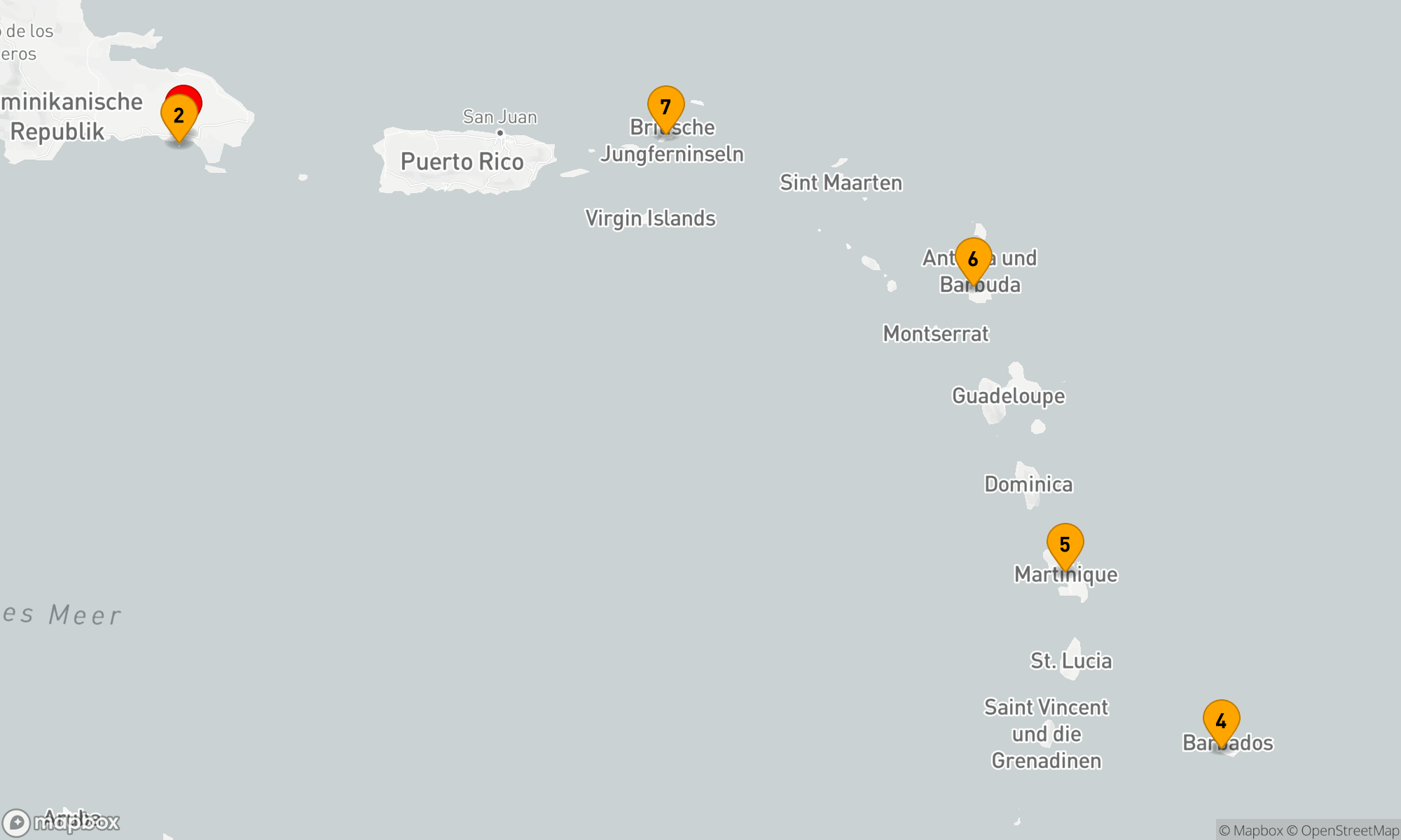 Route 7 Nächte - Karibische Inselträume: Entdecken & Entspannen