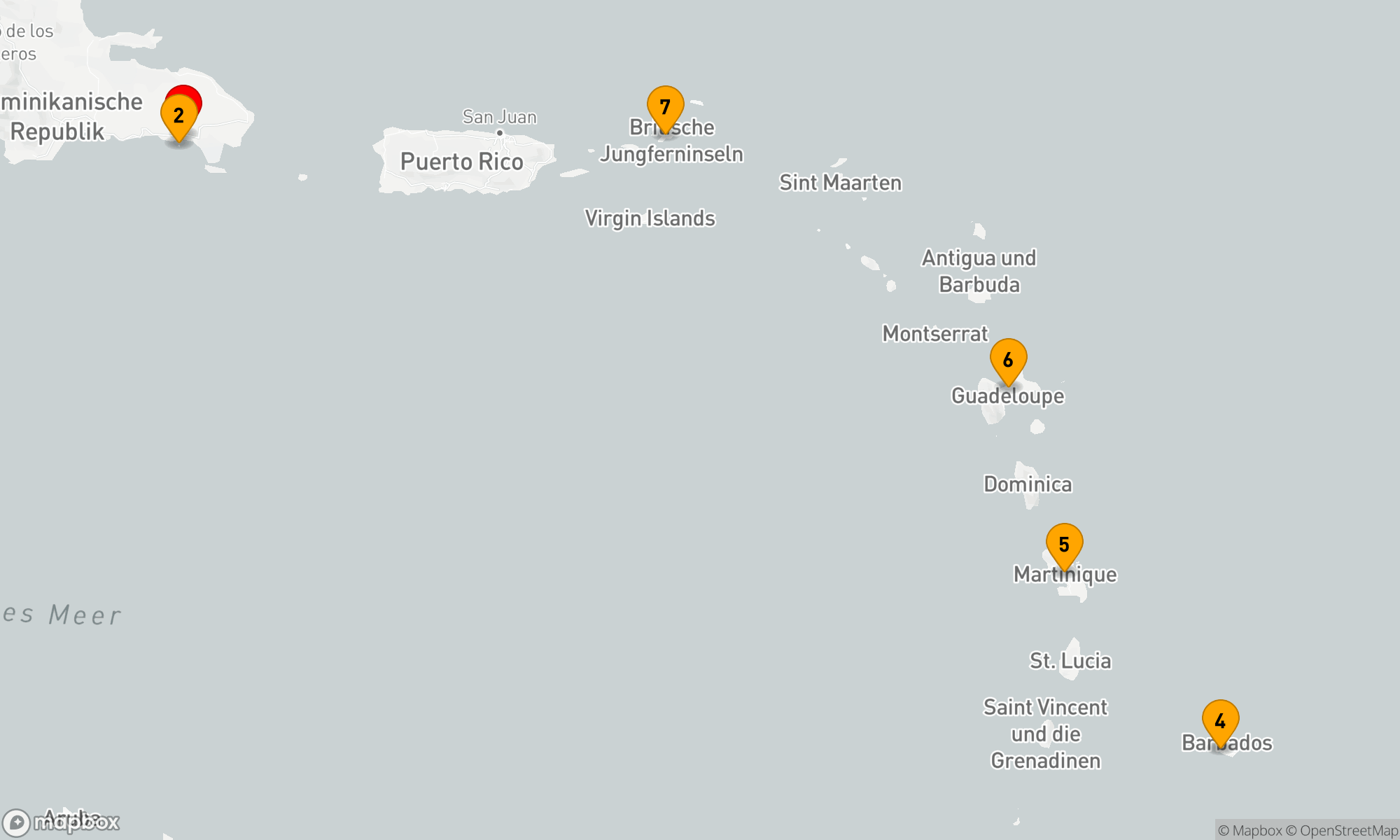 Route 7 Nächte - Karibische Inselträume