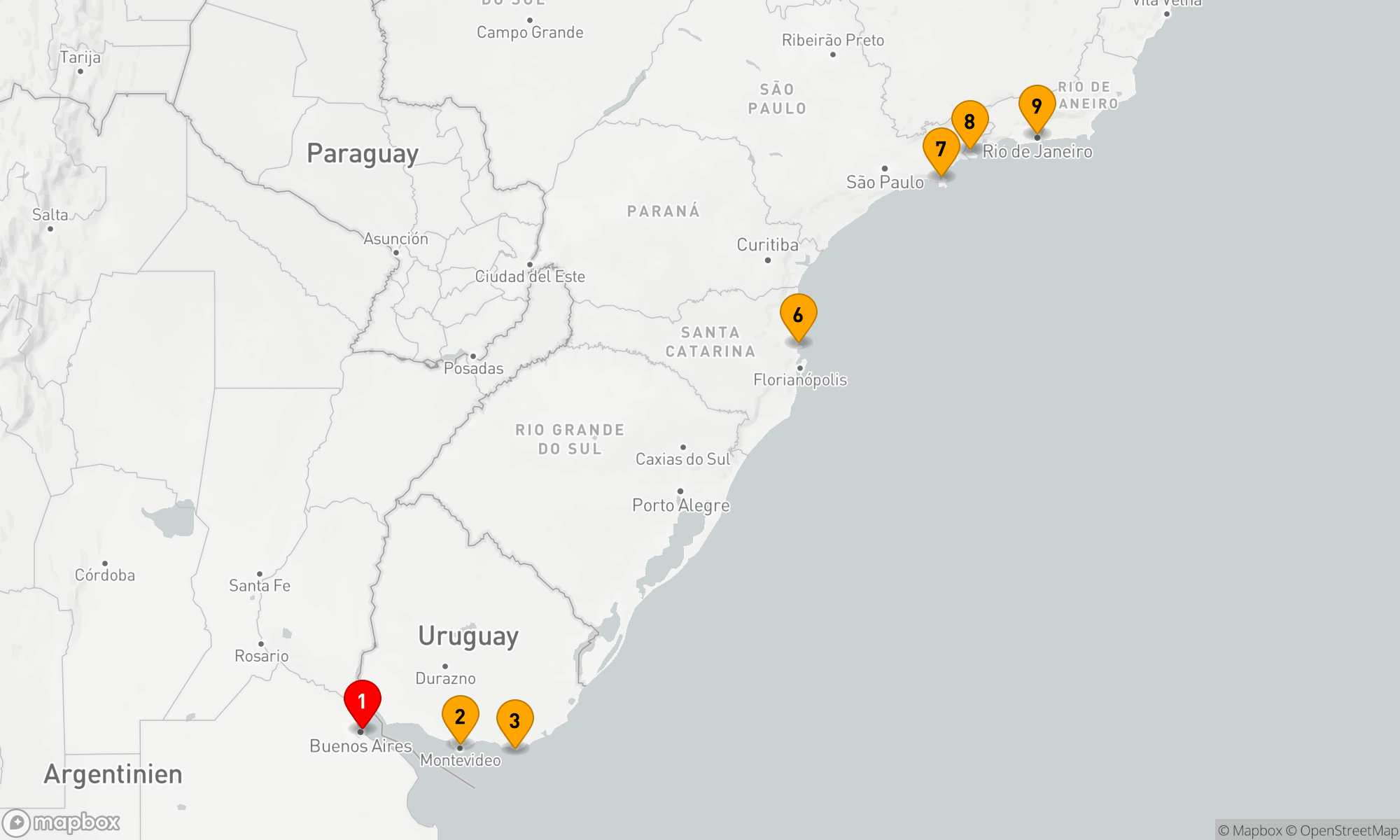 Route 8 Nächte - Rhythmen der brasilianischen Küste