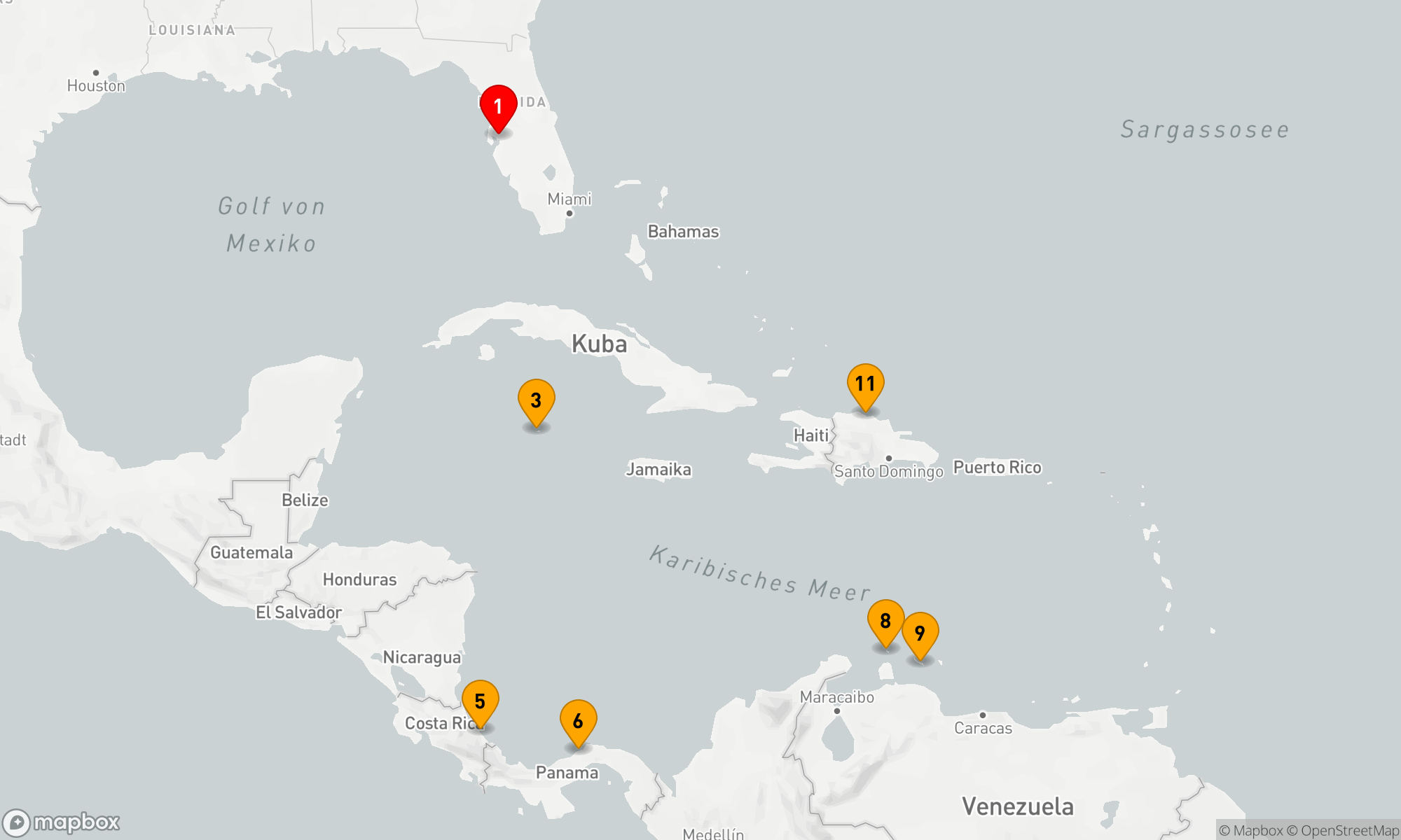 Route 13 Nächte - REISEN - KARIBIK & PANAMA