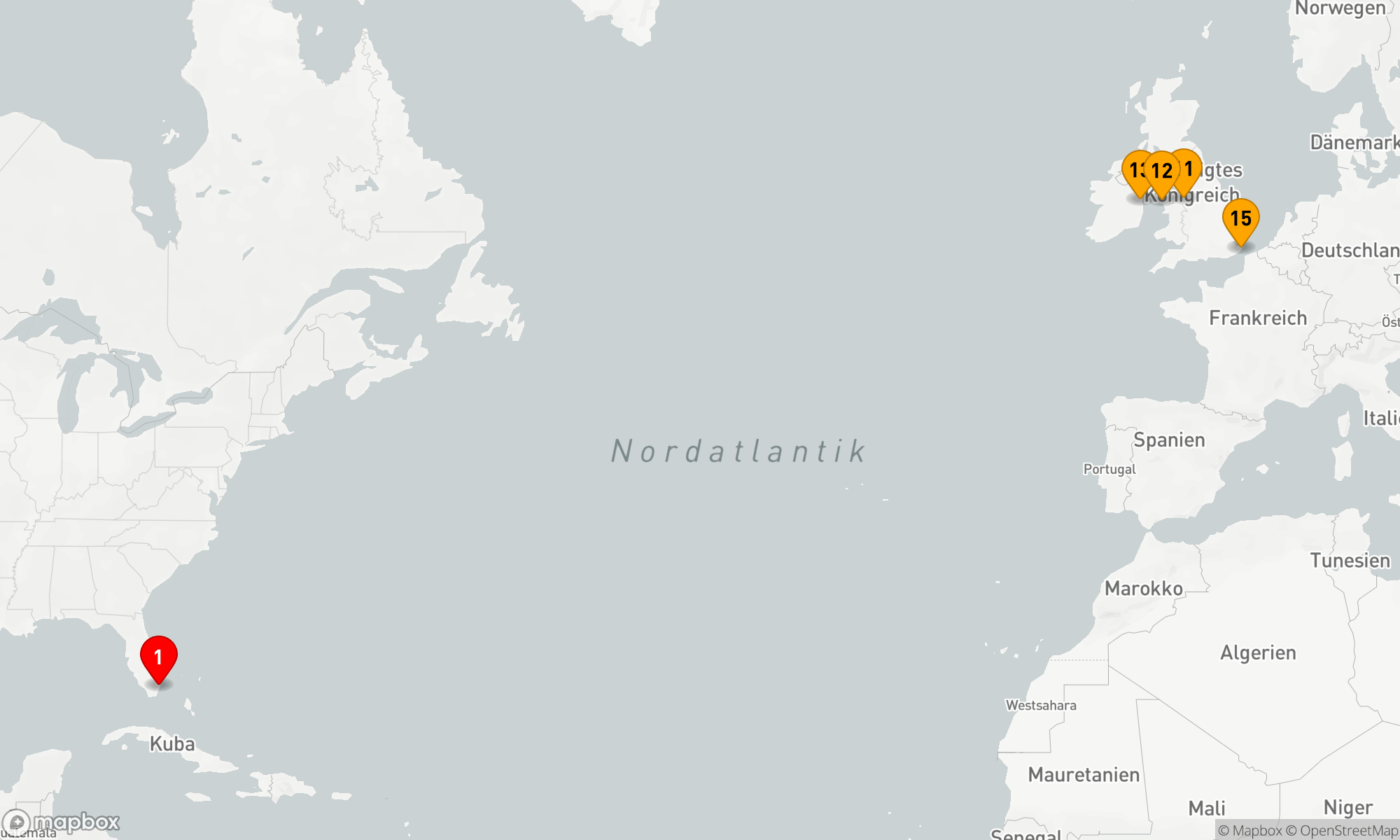 Route 14 Nächte - KARNEVALSREISEN - TRANSATLANTISCH