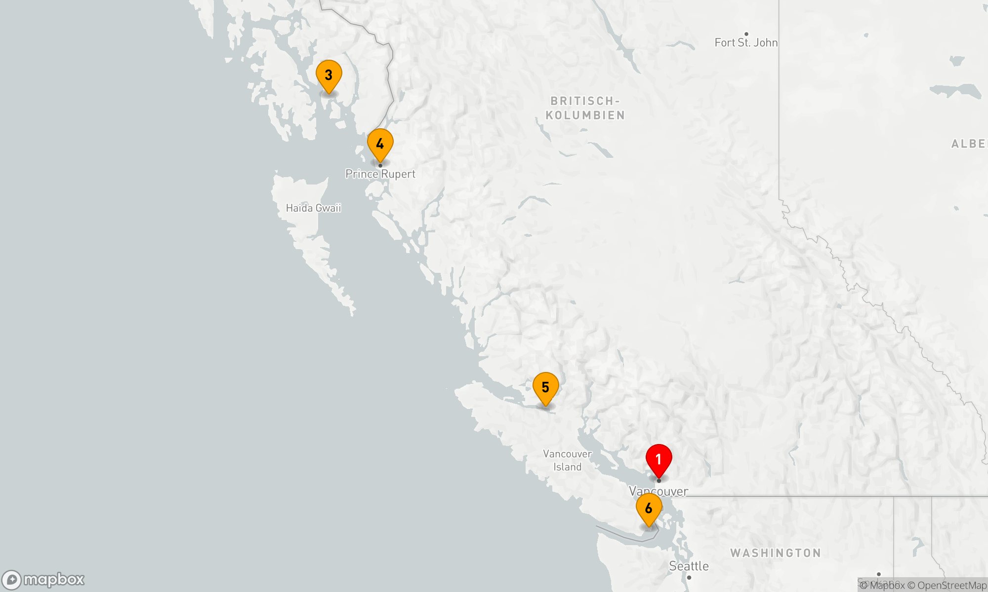 Route 6 Nächte - GREAT BEAR RAINFOREST