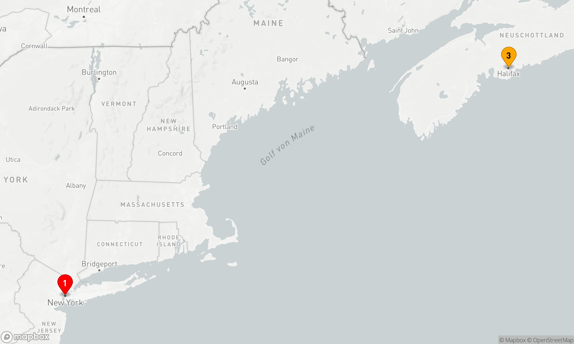 Route 2 Nächte - Nordatlantik Highlight Tour