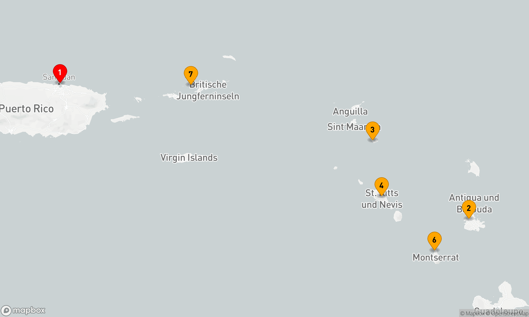 Route 7 Nächte - Karibische Eleganz-Entdeckung