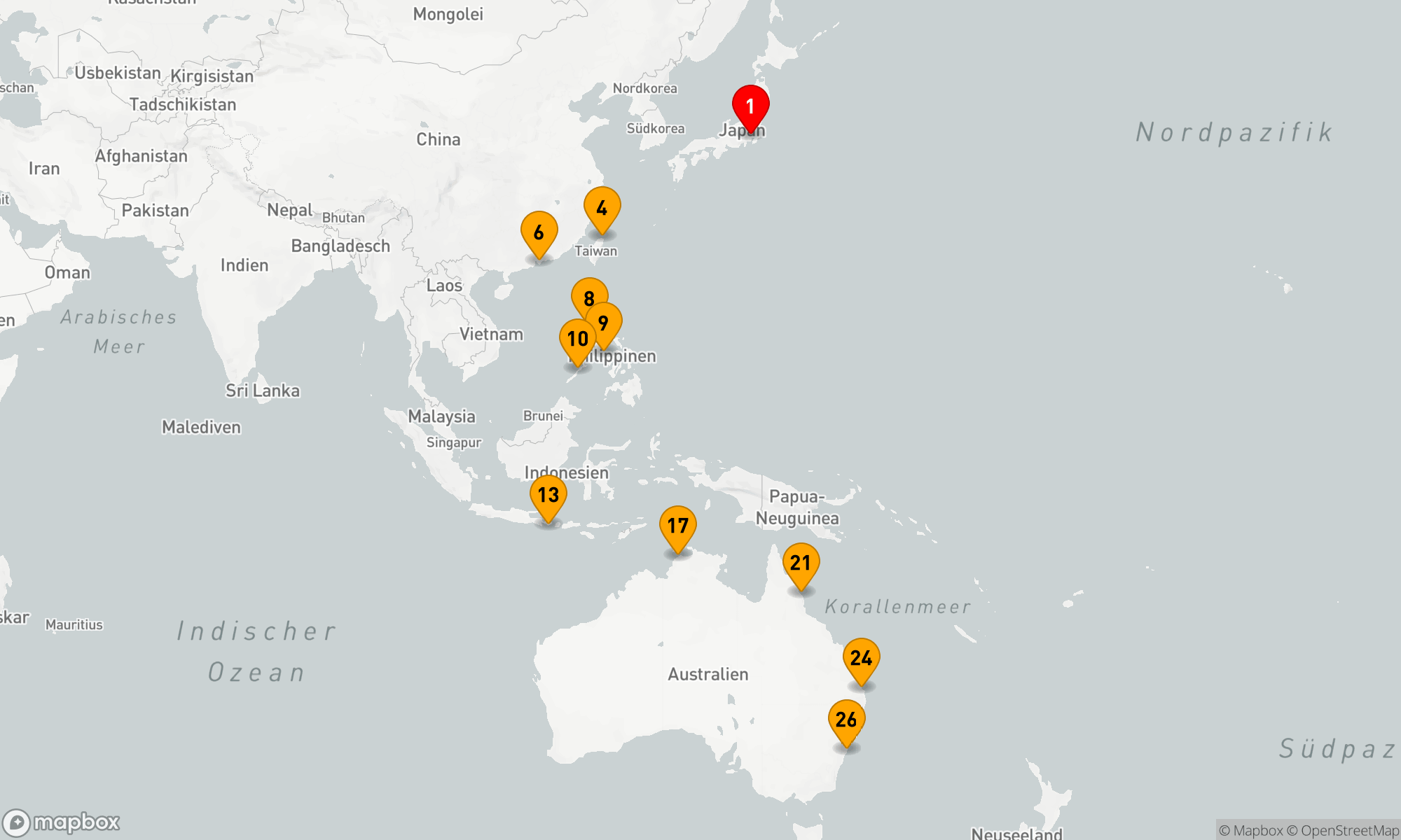 Route 25 Nächte - „Zwischen Kulturwundern und Korallenriffen“