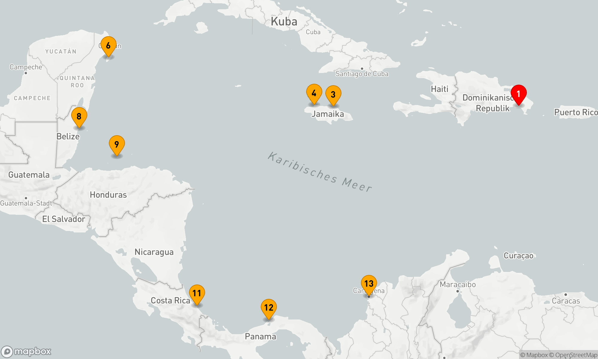 Route 14 Nächte - Best of Mittelamerika