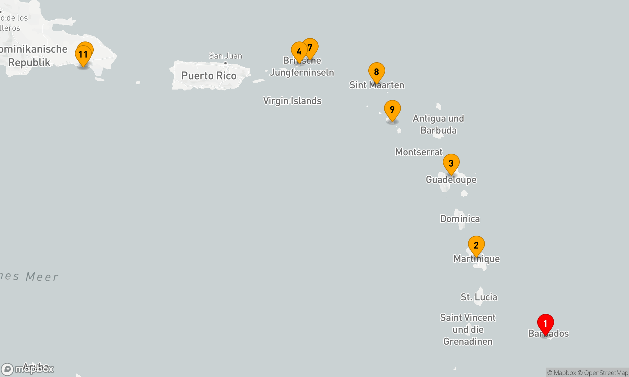 Route 14 Nächte - Karibischer Inselzauber mit MSC Cruises