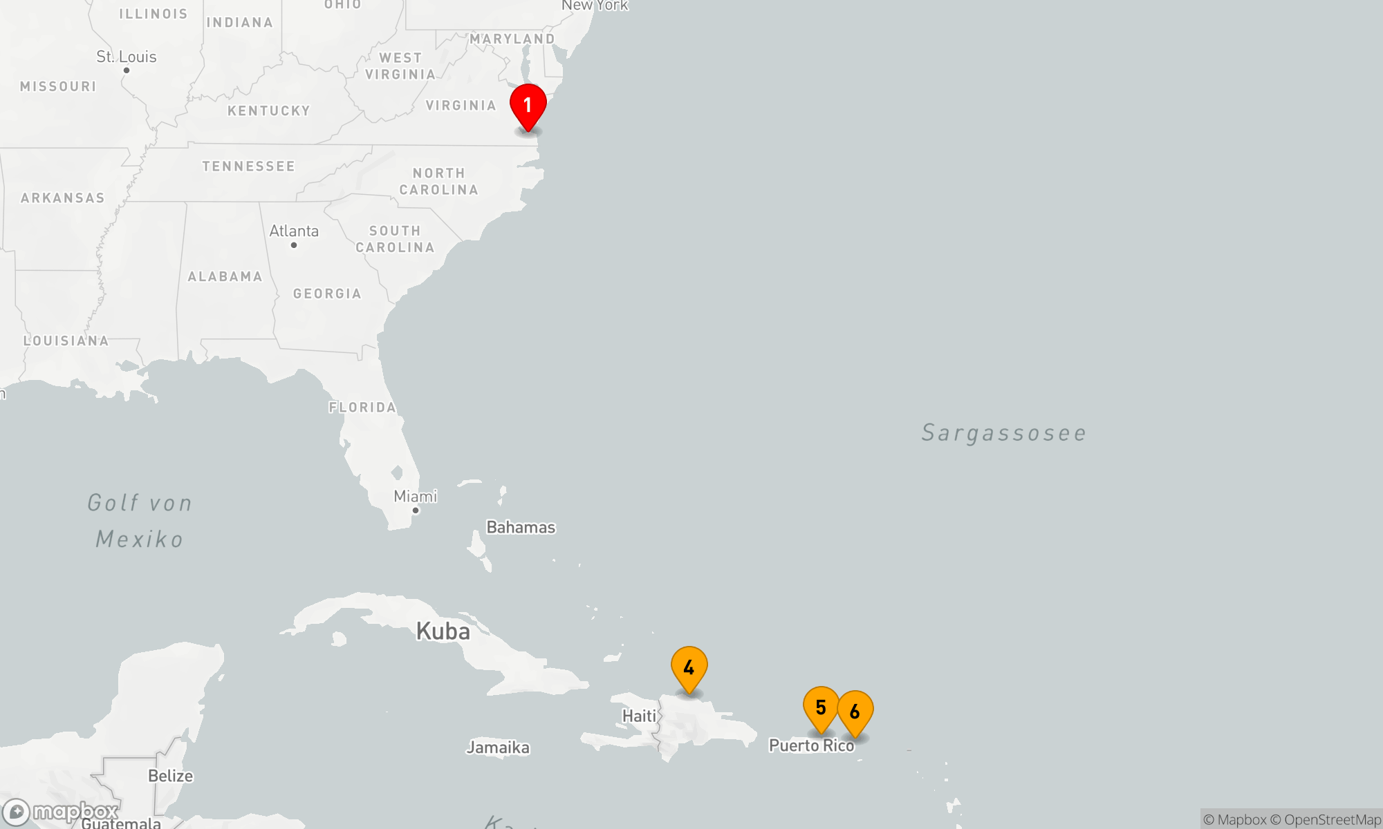 Route 9 Nächte - FAHRTEN - ÖSTLICHE KARIBIK