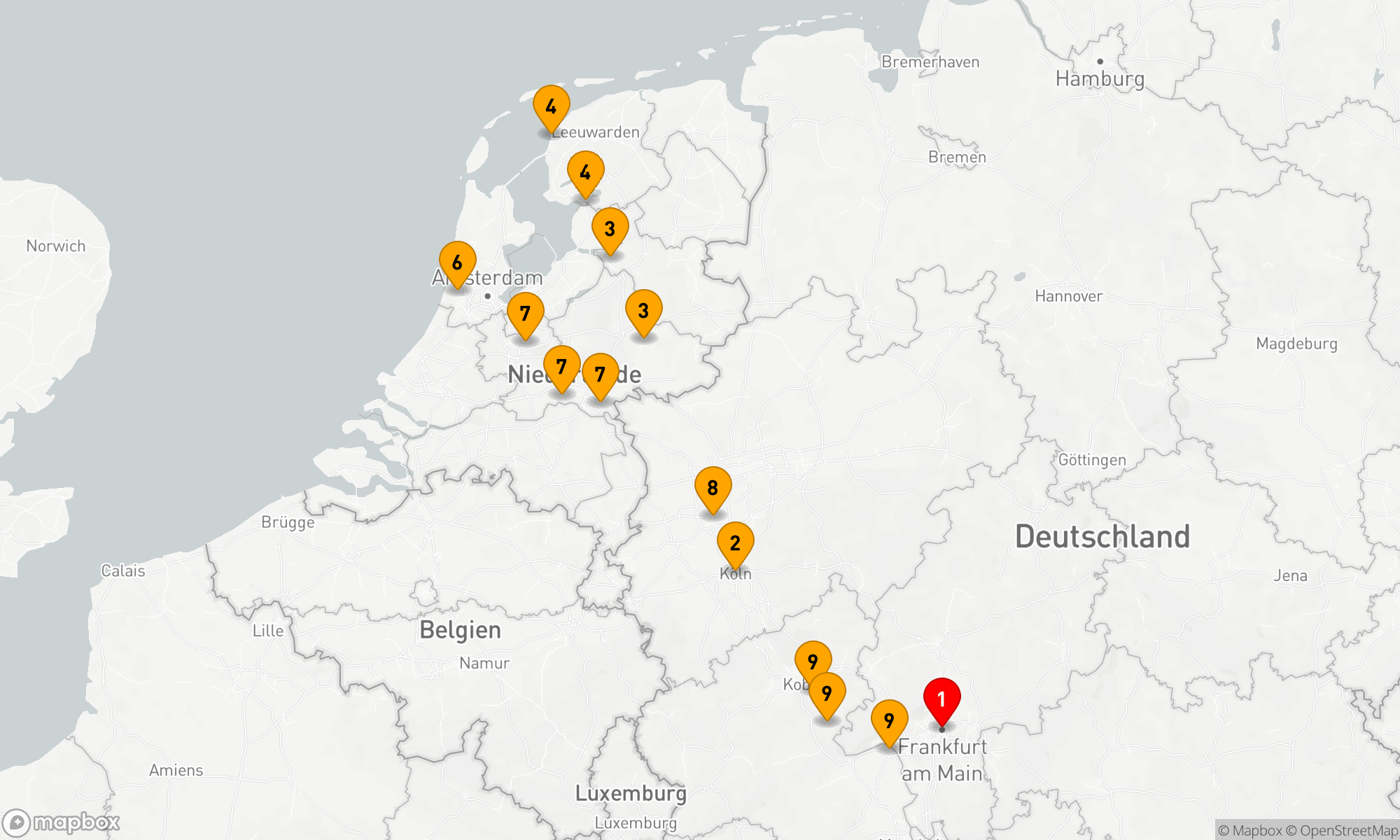 Route 9 Nächte - Rheinische Wasserwelten und Holländische Hanseschätze