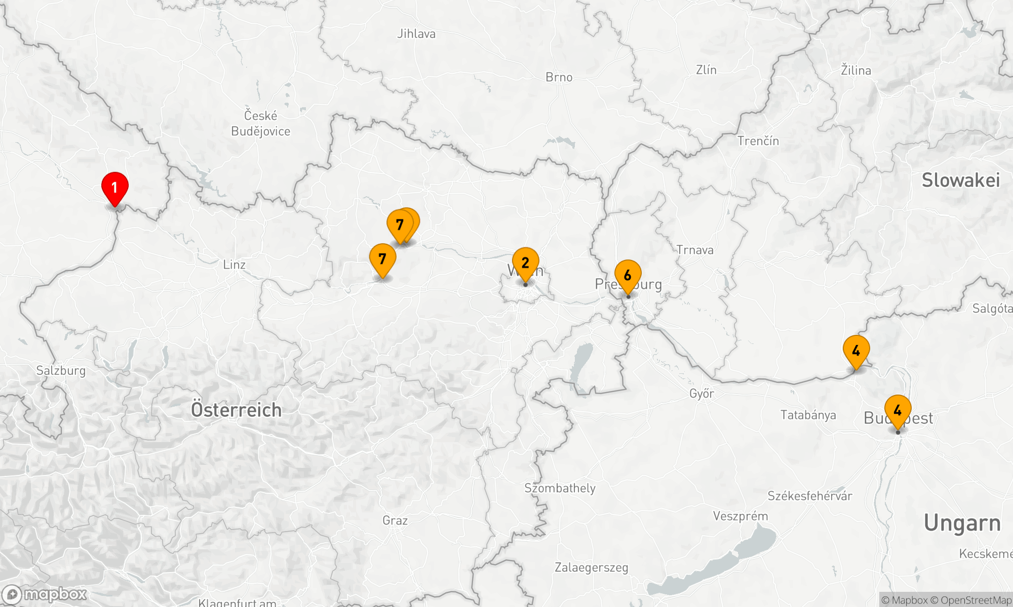 Route 7 Nächte - Donauzauber: Kultur und Charme entlang majestätischer Flussstädte
