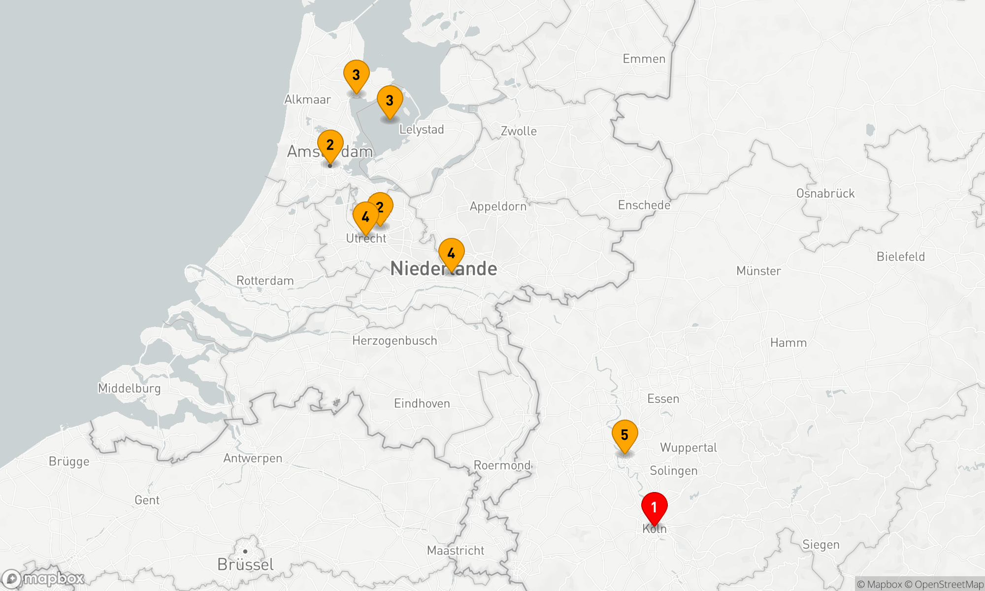 Route 4 Nächte - Rheinische Entdeckungsreise: Holländische Höhepunkte