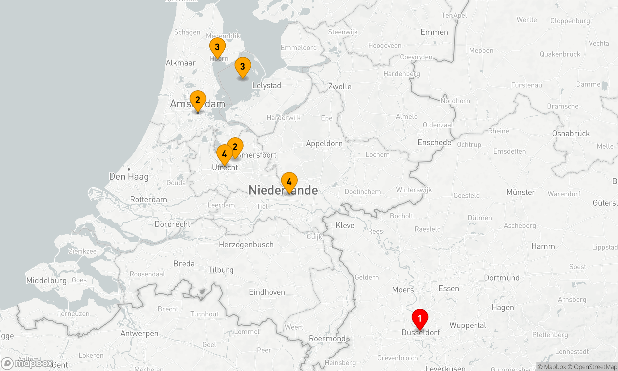Route 4 Nächte - Rheinische Blütenzauber und Holländische Grachten