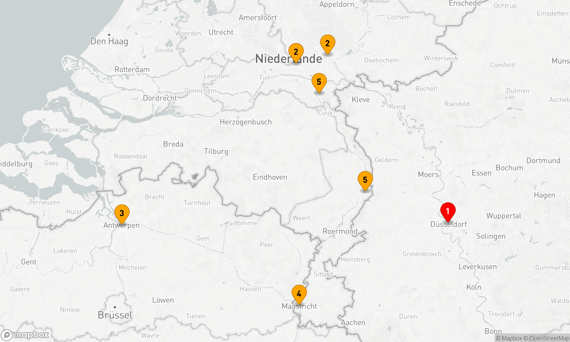 Route 6 Nächte - Rheinische Entdeckungsreise: Höhepunkte der Beneluxländer