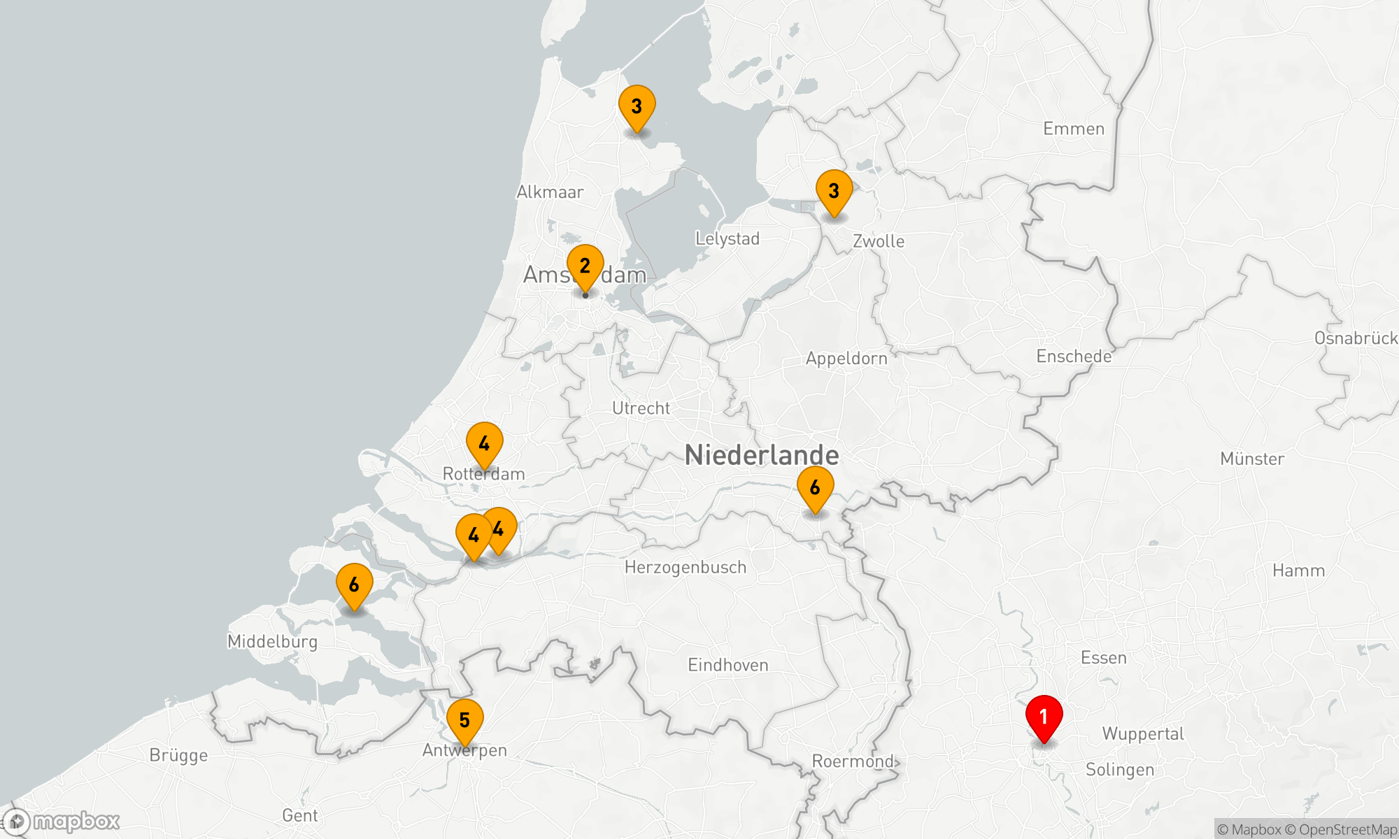 Route 6 Nächte - Rheinische Wasserwelten und Holländische Impressionen