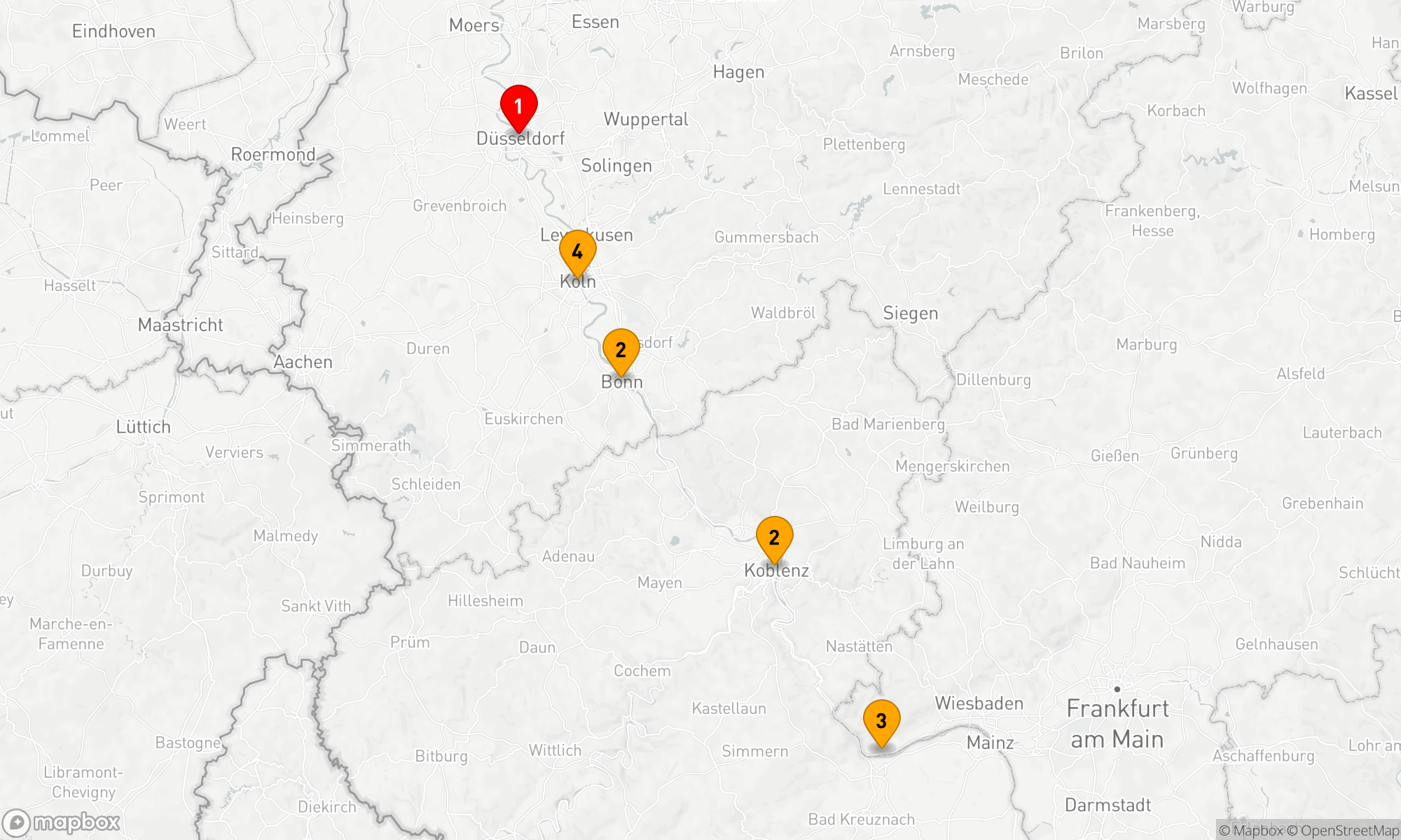 Route 4 Nächte - Rheinische Entdeckungsreise: Kulturschätze und Wein am Strom