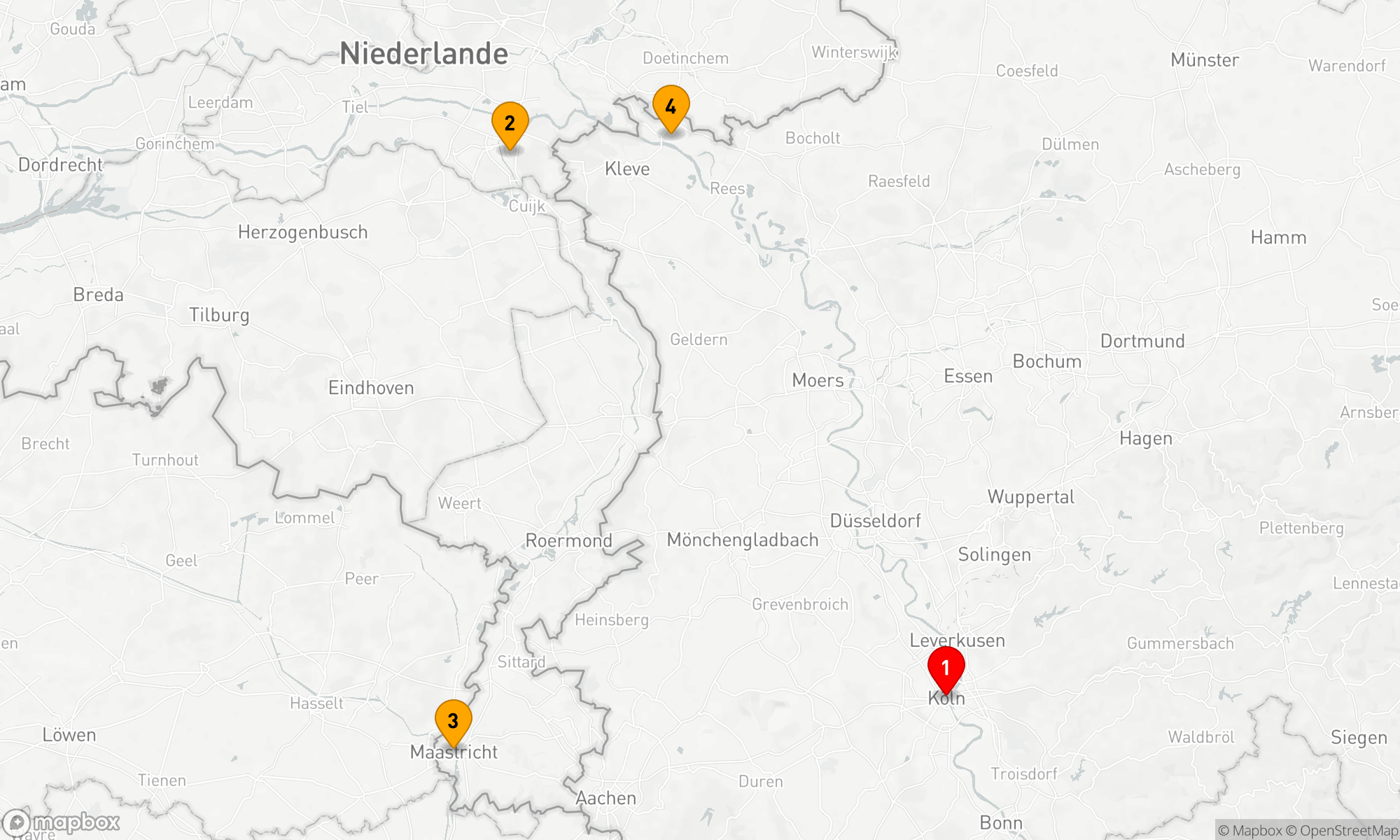 Route 4 Nächte - Rheinische Entdeckungsreise