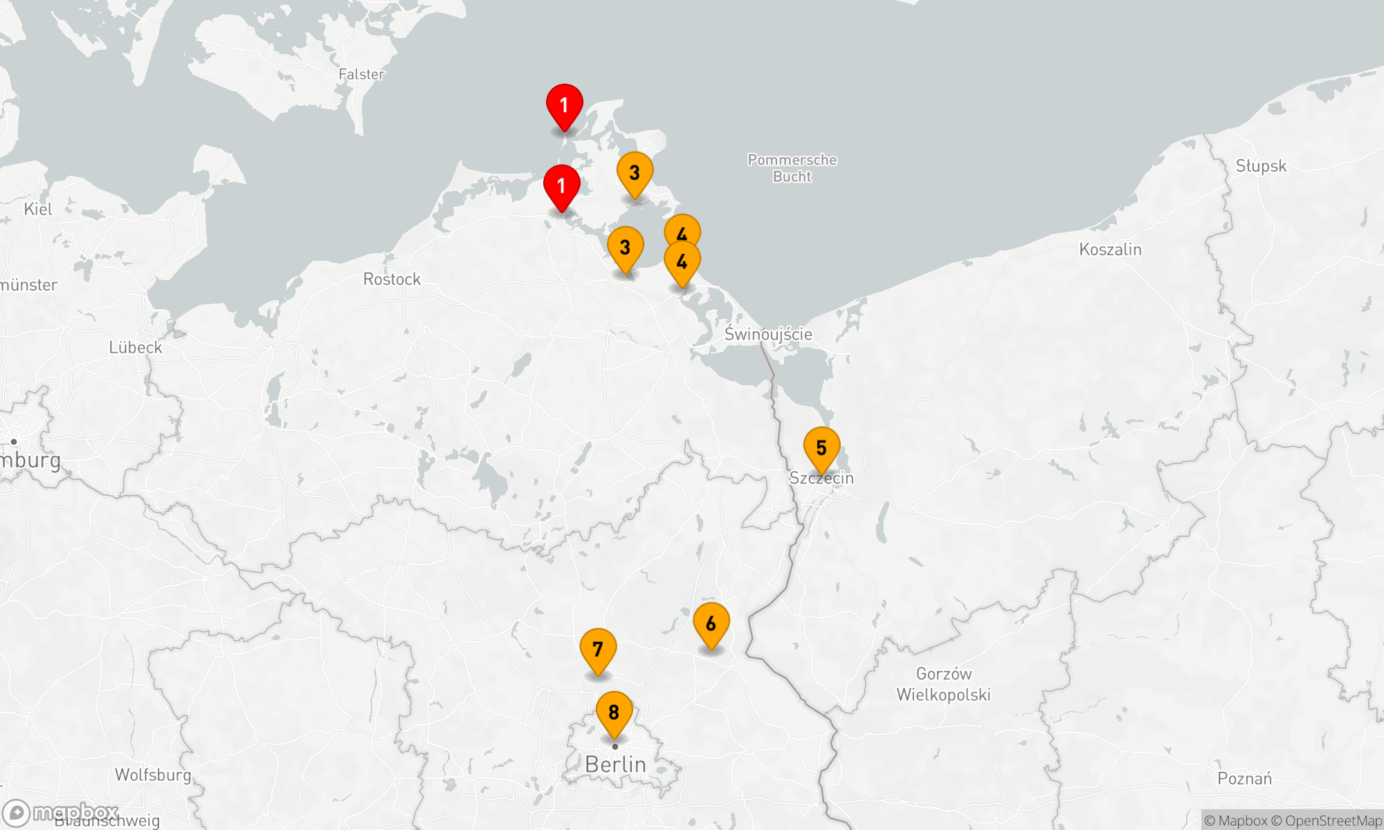 Route 7 Nächte - Traumhafte Wasserwelten Nordostdeutschlands