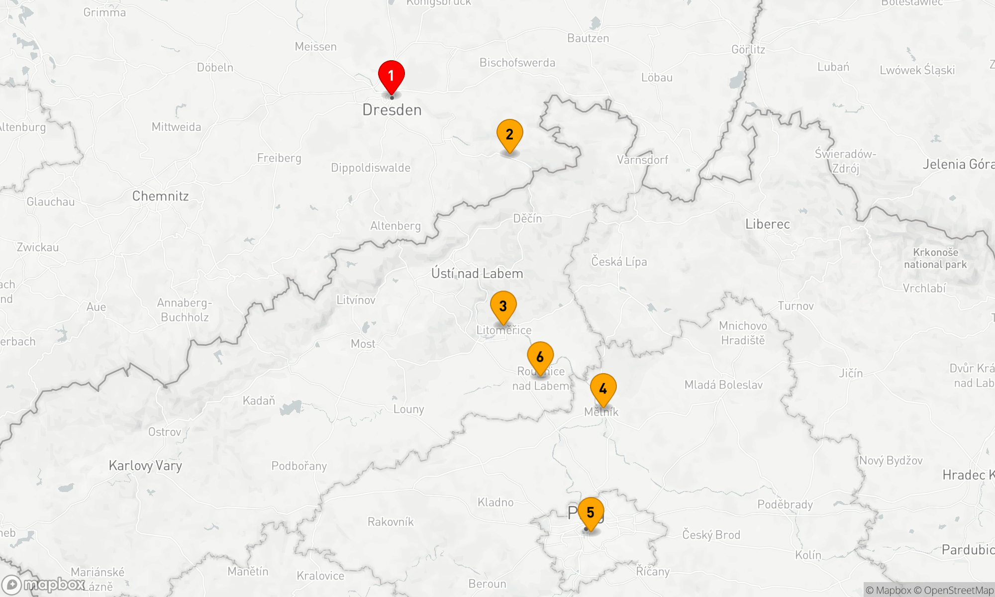 Route 7 Nächte - Elbezauber: Zwischen Dresden und Prag