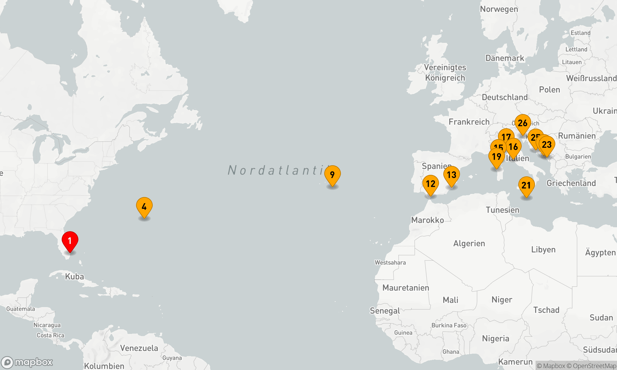 Route 25 Nächte - Großes Abenteuer westliches Mittelmeer & Adria