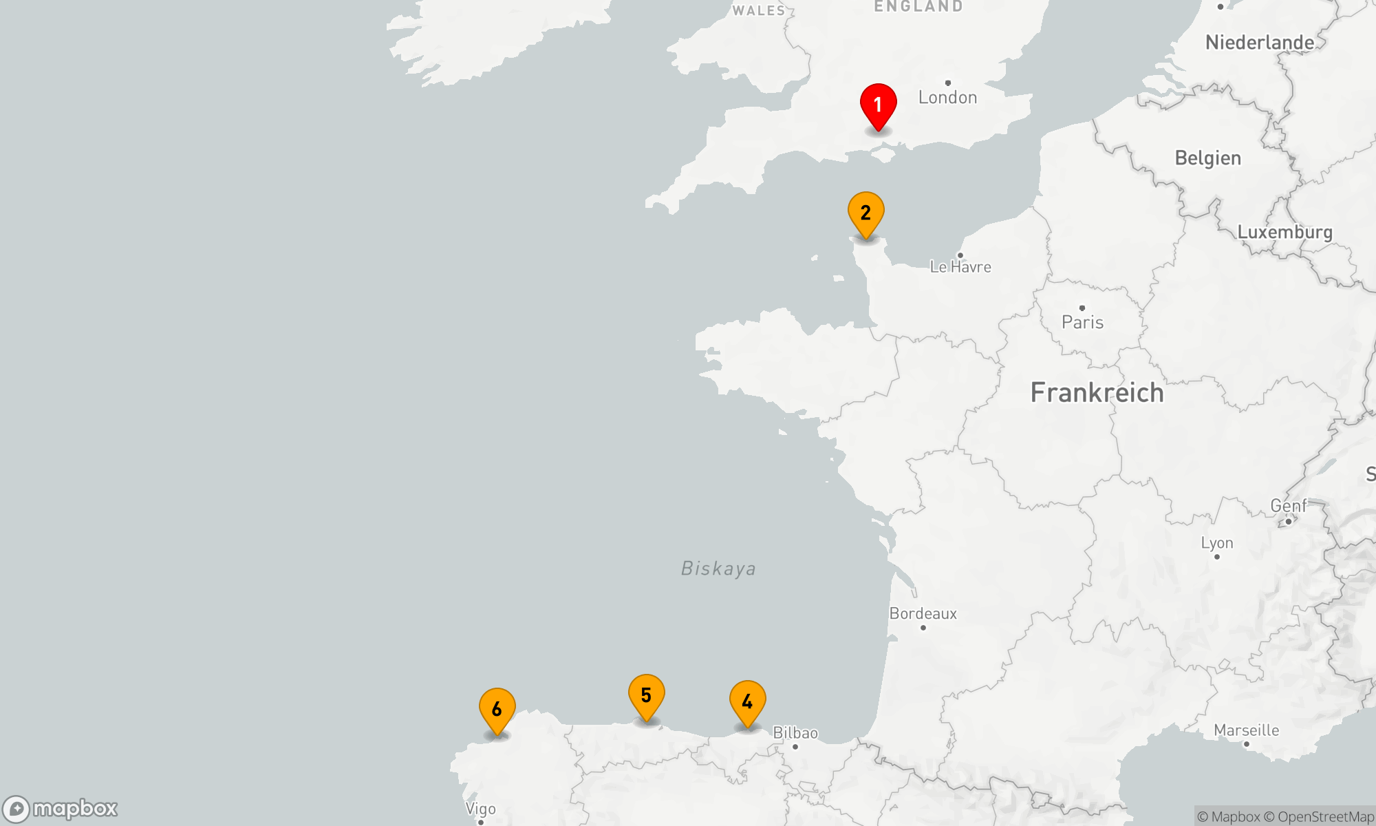 Route 7 Nächte - Spanien - Frankreich (H715)