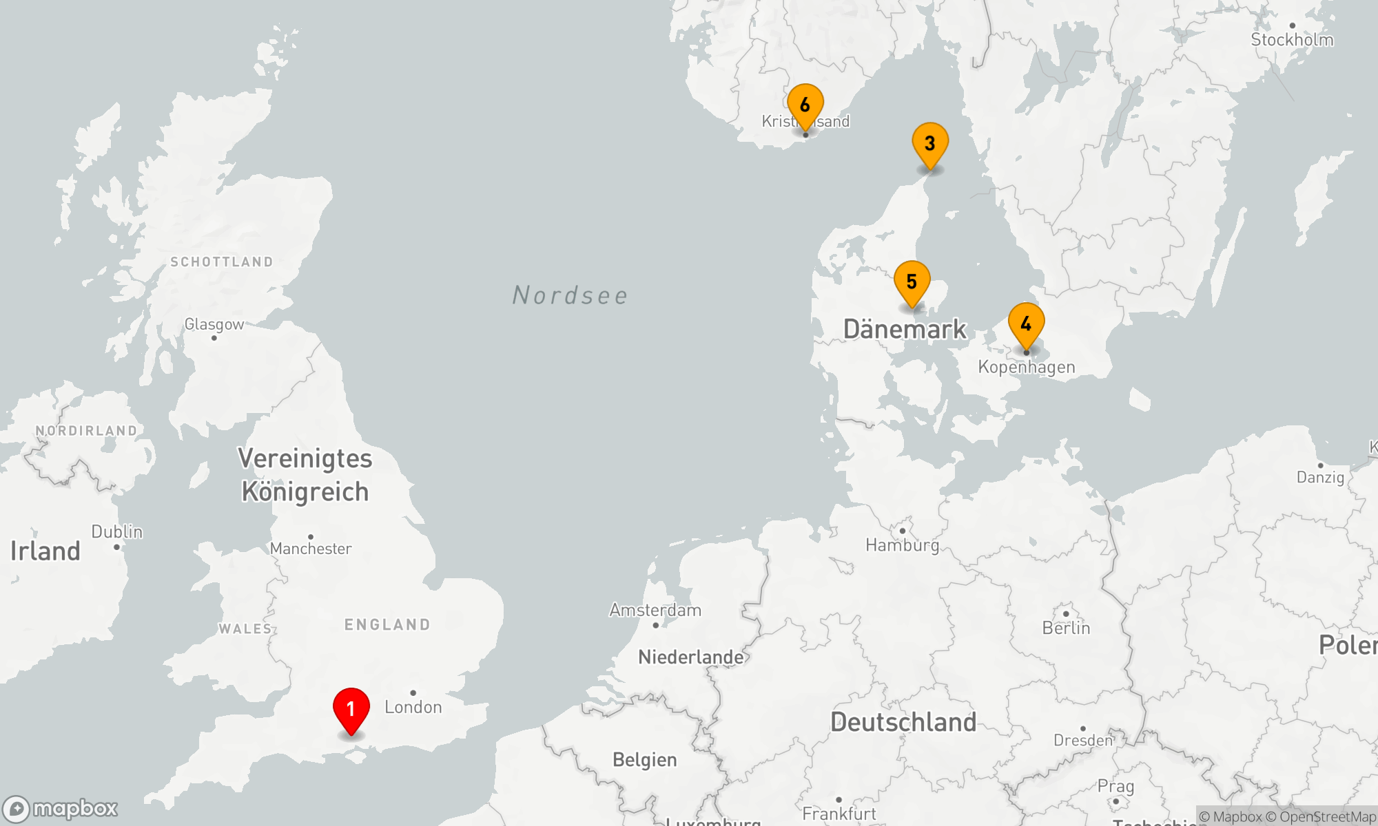 Route 7 Nächte - Dänemark - Norwegen (H716N)