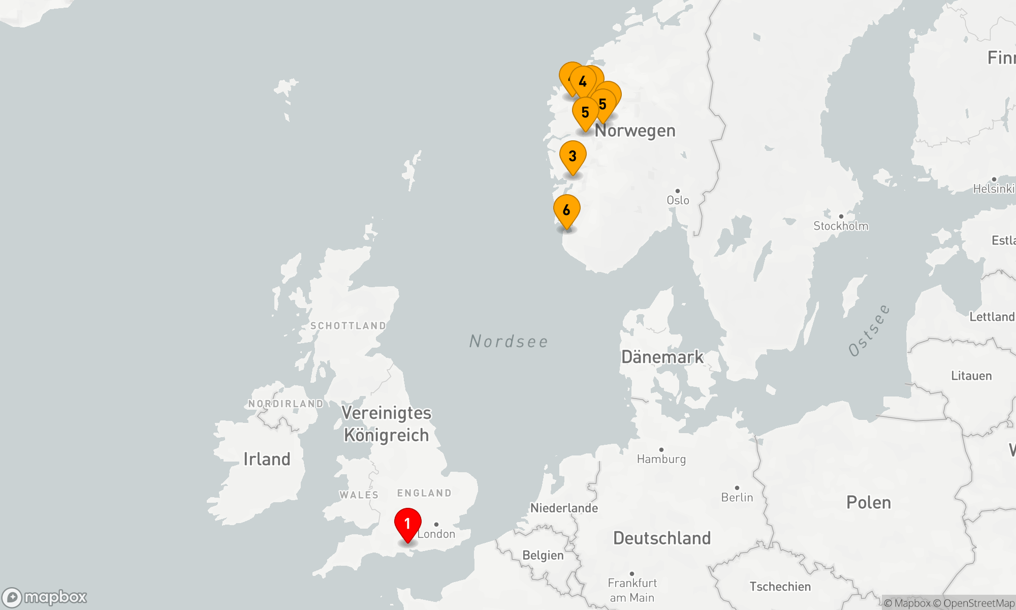 Route 7 Nächte - Norwegische Fjorde (H724)