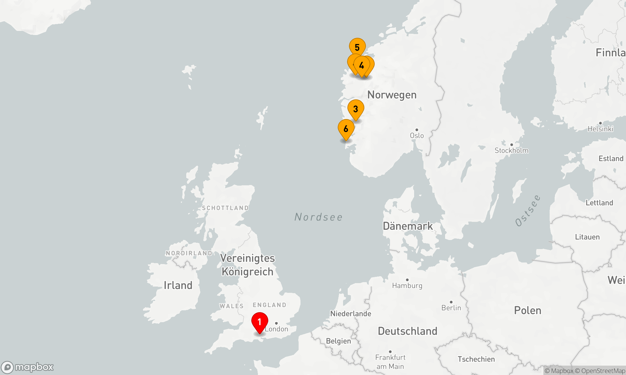 Route 7 Nächte - Norwegische Fjorde (H726P)