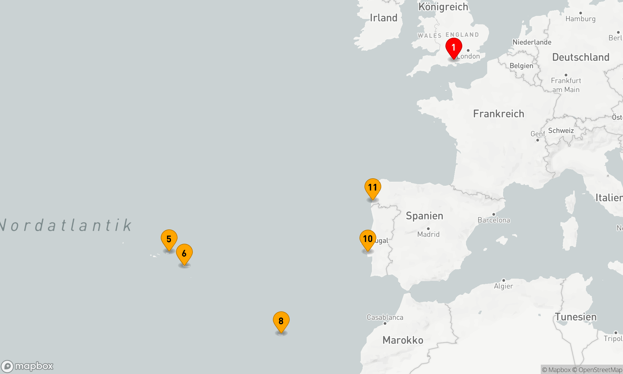 Route 12 Nächte - Spanien - Portugal (H730)