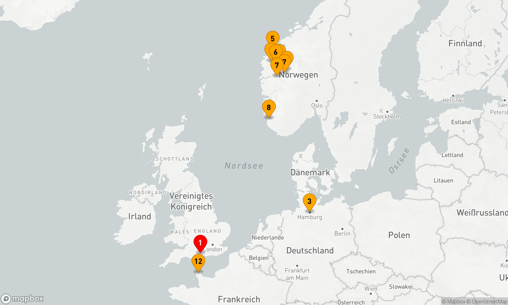 Route 12 Nächte - Norwegische Fjorde (M711D)
