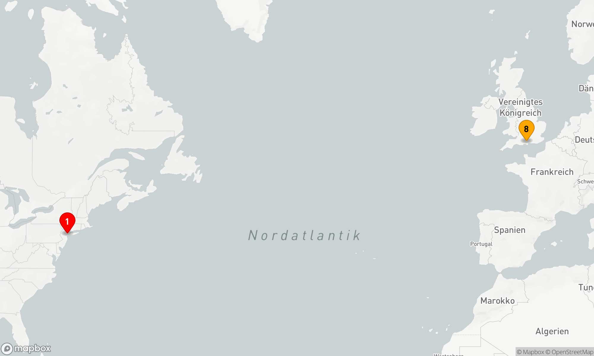 Route 7 Nächte - Transatlantik ab New York (M714)