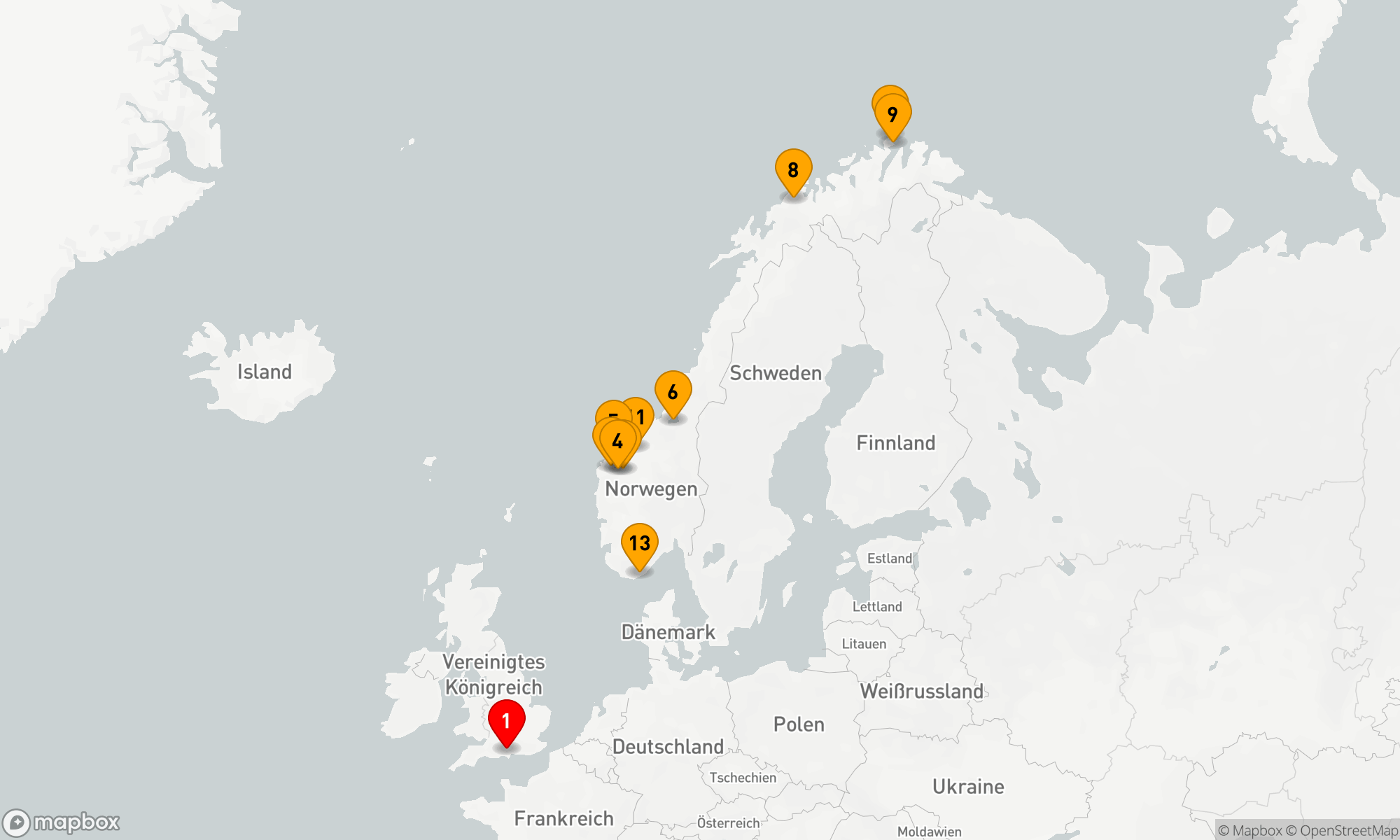 Route 14 Nächte - Norwegische Fjorde (M721)