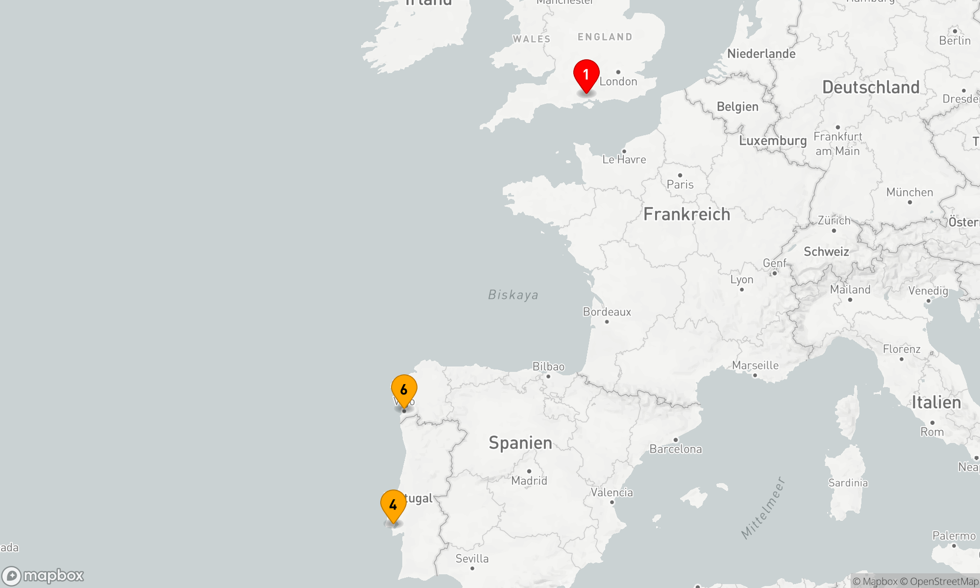 Route 7 Nächte - Spanien - Portugal (M724)