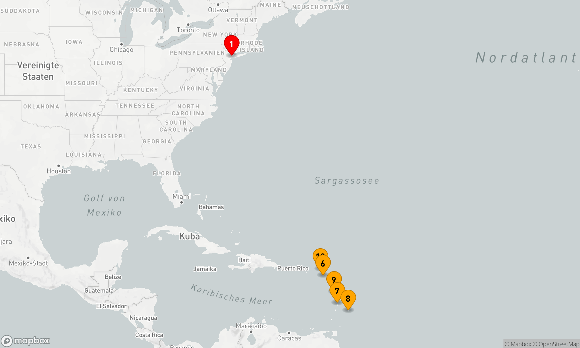 Route 13 Nächte - Weihnachts- und Neujahrsreise Karibik (M801)