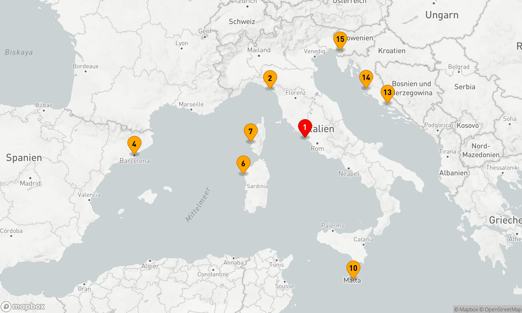 Route 14 Nächte - Westliches Mittelmeer - Griechenland - Adria (Q716)