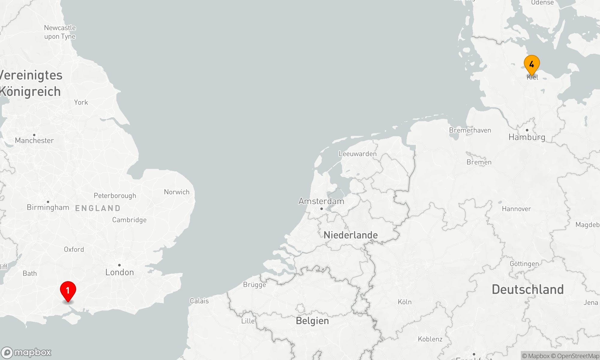 Route 3 Nächte - Kurzreise nach Kiel (V717F)
