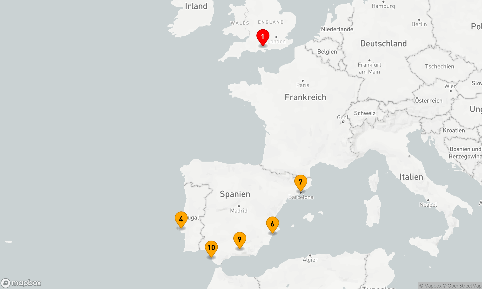 Route 12 Nächte - Spanien - Portugal (V726)