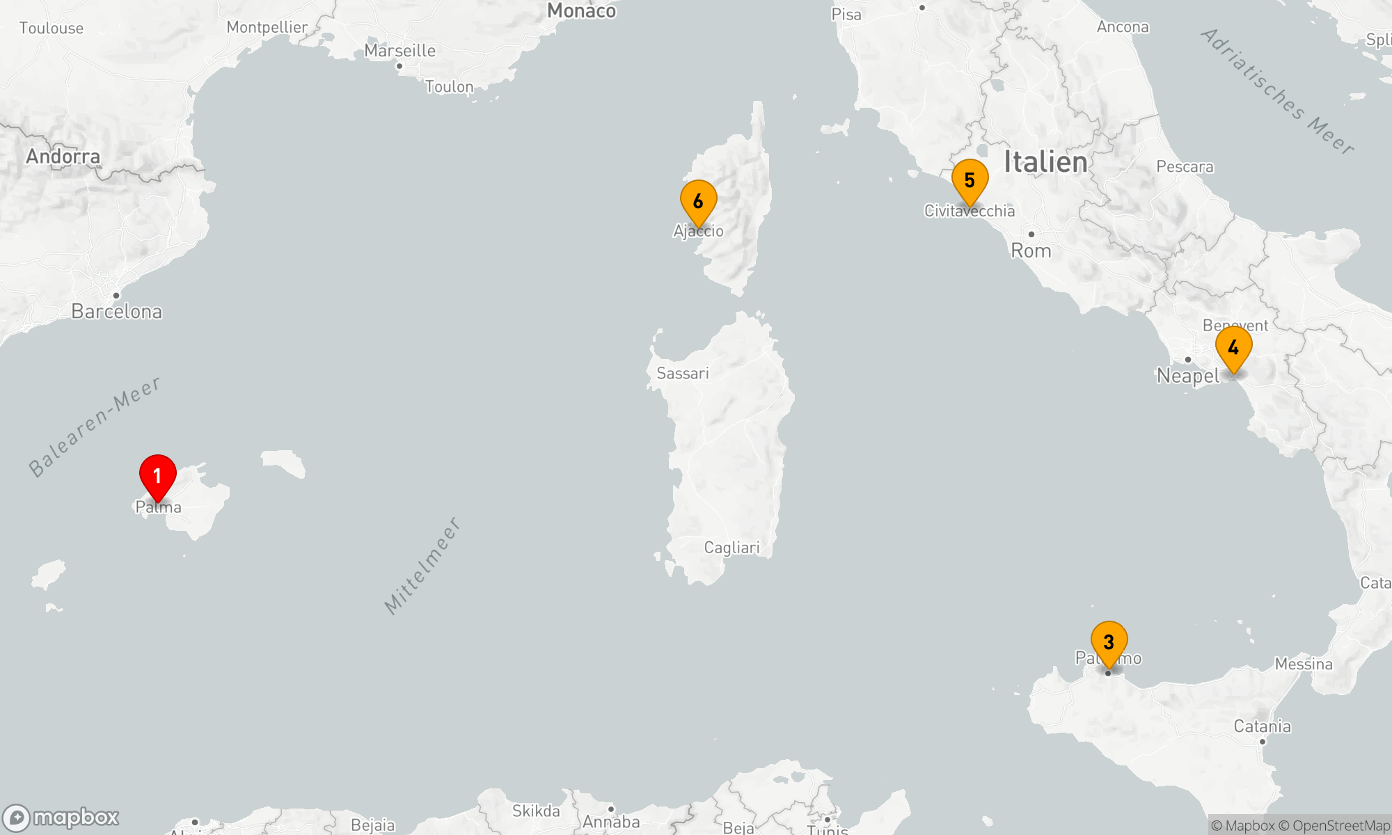 Route 7 Nächte - La dolce vita