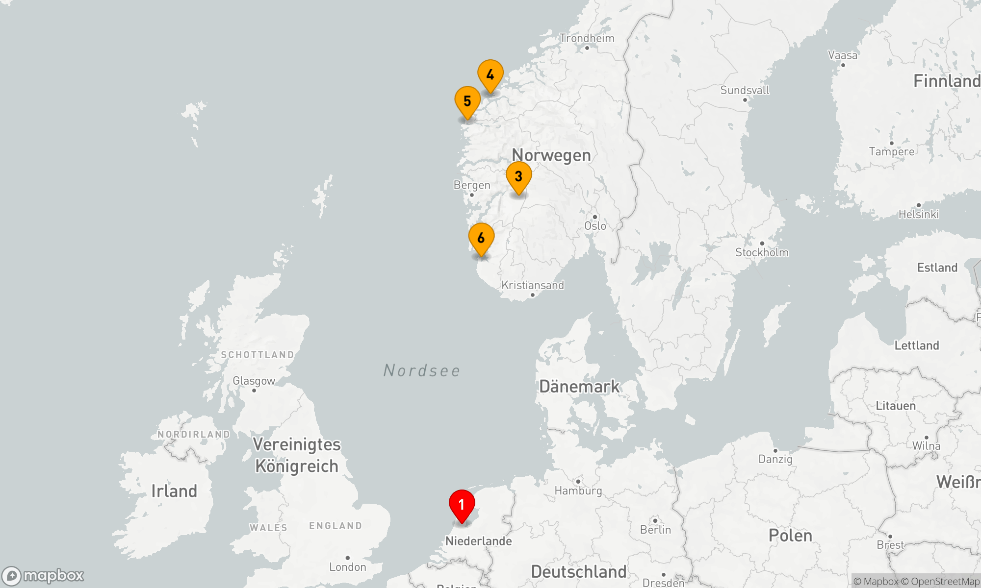 Route 7 Nächte - NORWEGISCHE FJORDE & NORDFJORD MIT HISTORY CHANNEL