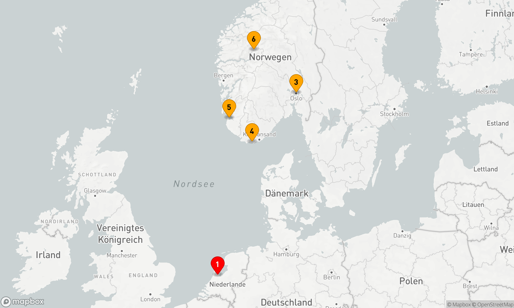 Route 7 Nächte - NORWEGISCHE FJORDE & SOGNEFJORD MIT HISTORY CHANNEL