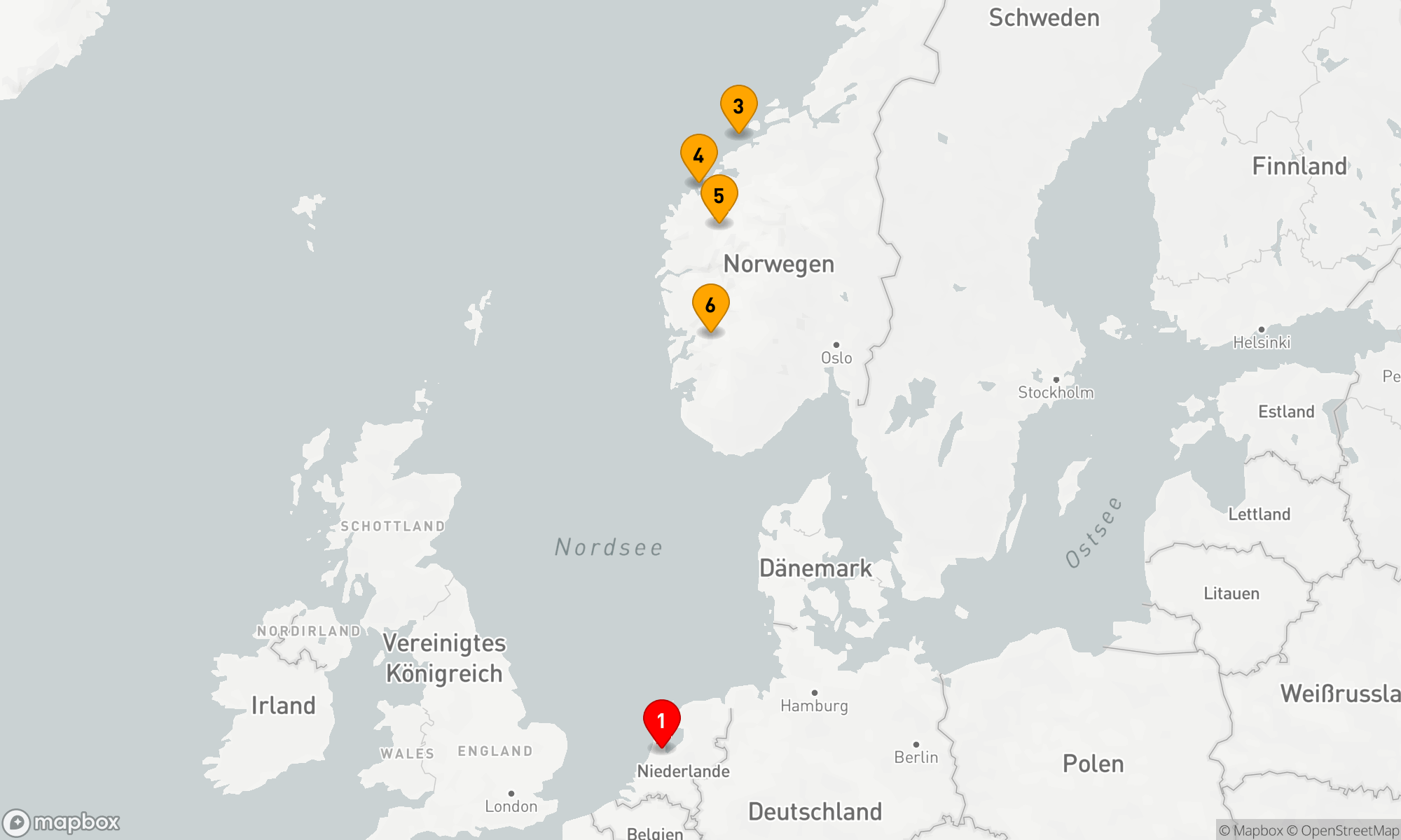 Route 7 Nächte - NORWEGISCHE FJORDE & NORDFJORD MIT HISTORY CHANNEL