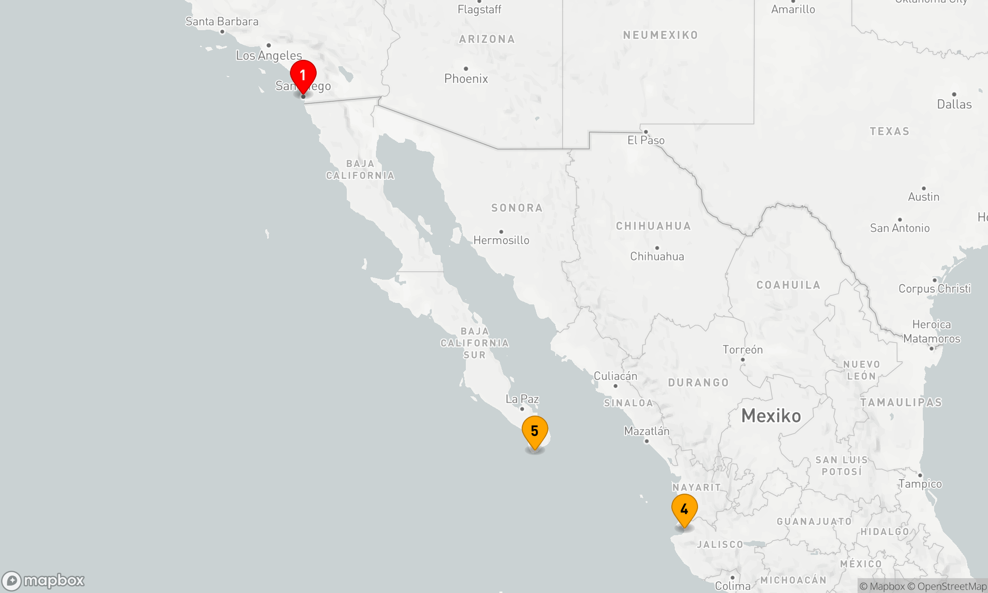 Route 6 Nächte - Küstenzauber Mexikos