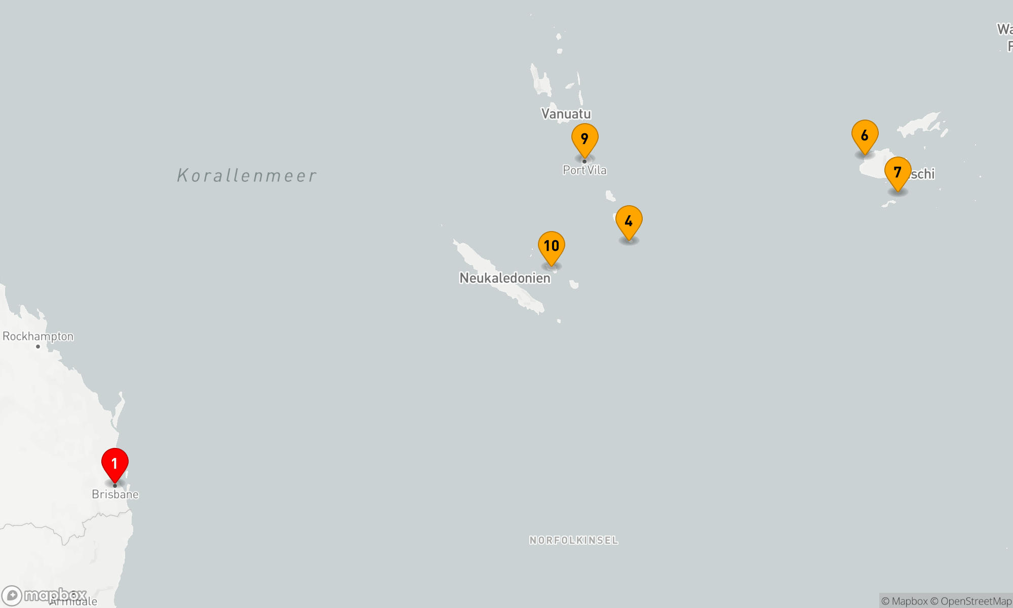 Route 12 Nächte - FIDSCHI & SÜDPAZIFIK