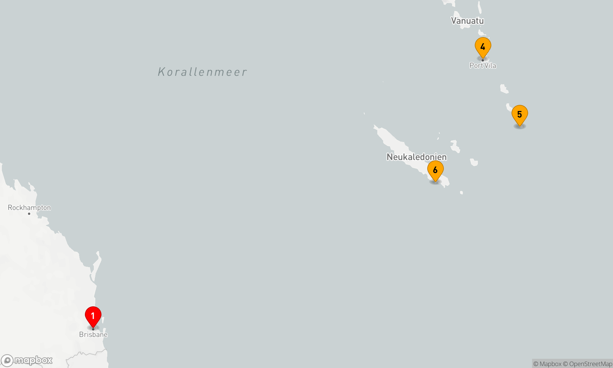 Route 8 Nächte - VANUATU & NEUKALEDONIEN