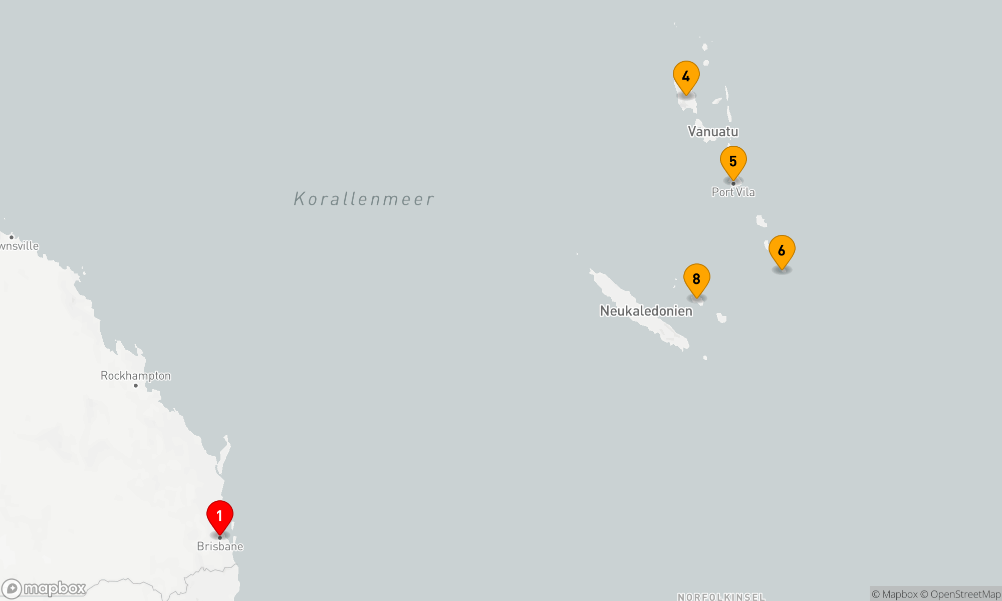 Route 10 Nächte - VANUATU & NEUKALEDONIEN