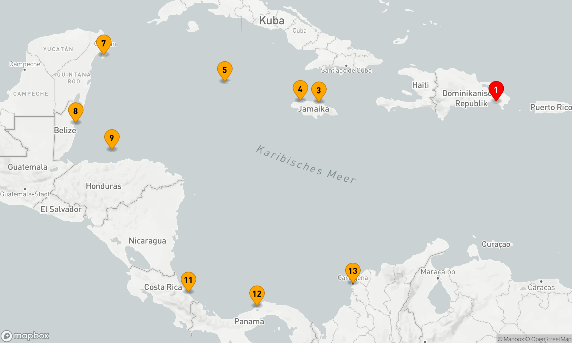 Route 14 Nächte - Festtage in Mittelamerika